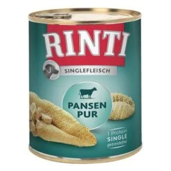 RINTI Singlefleisch 6 X 800 G -Günstiges Futter Leine Geschäft 105469 pla rinti singlefleisch pansen pur 800g 9 1