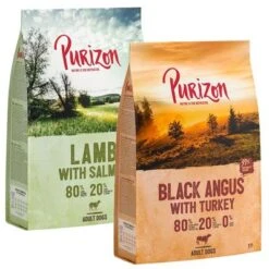 Purizon Probierpaket 2 X 1 Kg -Günstiges Futter Leine Geschäft 111740 111743 pla purizon dog 1kg hs 01 1