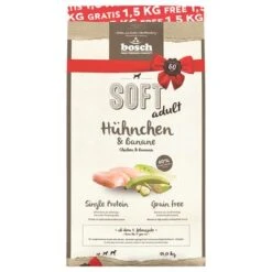 Bosch Soft Hühnchen & Banane -Günstiges Futter Leine Geschäft 113408 pla boschhpc soft huehnchenbanane 14kg hs 01 6