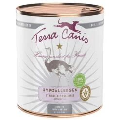 Sparpaket Terra Canis Hypoallergen 12 X 800 G -Günstiges Futter Leine Geschäft 114597 pla terracanis hypoallergen strauss 800g 1