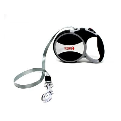 KONG Explore Einziehbare Leine Grau