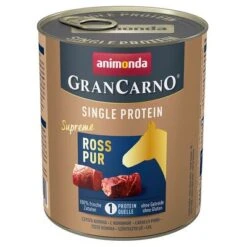 Sparpaket Animonda GranCarno Adult Single Protein Supreme 24 X 800 G 7 Sparpaket Animonda GranCarno Adult Single Protein Supreme 24 X 800 G -Günstiges Futter Leine Geschäft 130897 pla animonda grancarno adult singleprotein supreme rosspur 800g hs 01 5