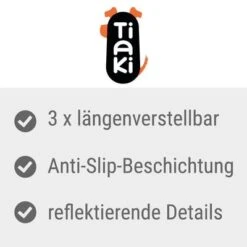 TIAKI Hundeleine Reflective Rubber, Rot 17 TIAKI Hundeleine Reflective Rubber, Rot -Günstiges Futter Leine Geschäft 1413806 tiaki hundeleine reflective rubber grau 7