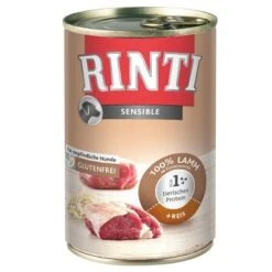 6 X 400 G RINTI Probiermix -Günstiges Futter Leine Geschäft 14440 pla rinti sensible lamm reis 1 1
