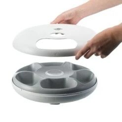 Trixie Futterautomat TX5+1 -Günstiges Futter Leine Geschäft 144498 trixie futterautomat tx5plus1 catdog 6x180ml 06 2