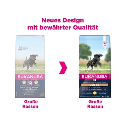 Eukanuba Junior Large Breed Huhn – Bild 2