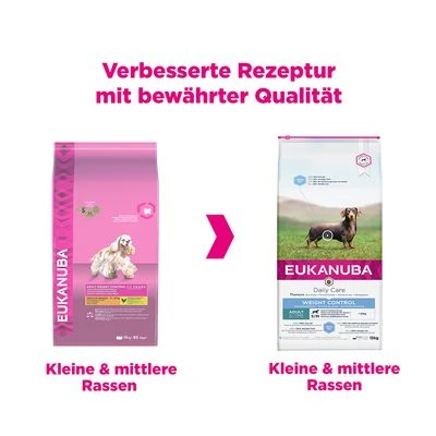 Eukanuba Daily Care Weight Control Small/Medium Adult Dog – Bild 2