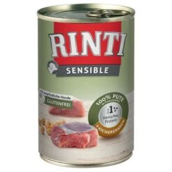 RINTI Sensible 6 X 400 G -Günstiges Futter Leine Geschäft 173103 pla finnern rinti sensible putekichererbsen 400g hs 01 0
