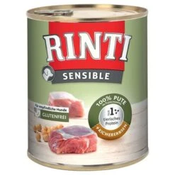 Sparpaket RINTI Sensible 24 X 800g -Günstiges Futter Leine Geschäft 173104 pla finnern rinti sensible putekichererbse 6x800g hs 01 9