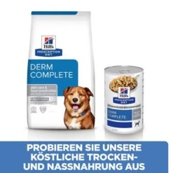Hill's Prescription Diet Derm Complete -Günstiges Futter Leine Geschäft 179109 hills prescriptiondiet caninederm complete hs 11 1