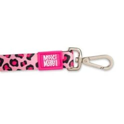 Max & Molly Kurzleine Leopard Pink -Günstiges Futter Leine Geschäft 190421 maxnmolly kurzleine leopardpink hs 05 3