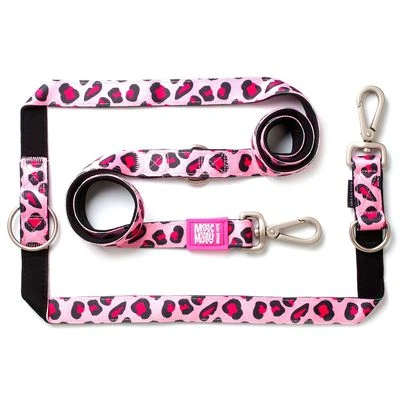 Max & Molly Multifunktionsleine Leopard Pink 3 Max & Molly Multifunktionsleine Leopard Pink