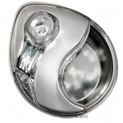 No Brand Raindrop Trinkbrunnen Aus Edelstahl, 1,7 Liter -Günstiges Futter Leine Geschäft 190522 raindrop trinkbrunnen edelstahl oben 01 2013 4