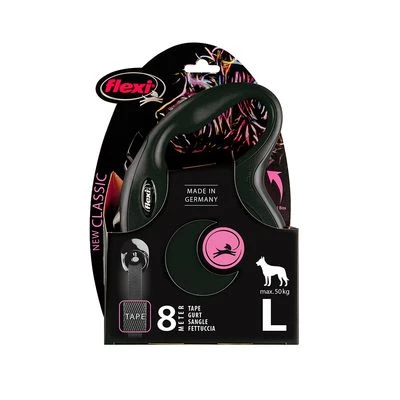 Flexi New Classic Gurt-Leine L Schwarz, 8 M 13 Flexi New Classic Gurt-Leine L Schwarz, 8 M – Bild 11