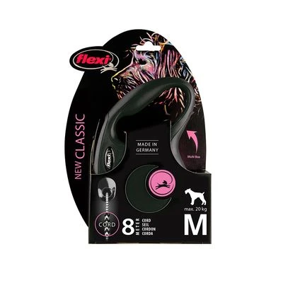 Flexi New Classic Seil-Leine M Schwarz, 8 M – Bild 11