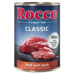 Sparpaket Rocco Classic 12 X 400 G -Günstiges Futter Leine Geschäft 1 rocco classic beeflamb 400g 1000x1000 0