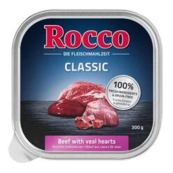 Sparpaket Rocco Classic Schale 27 X 300 G 21 Sparpaket Rocco Classic Schale 27 X 300 G -Günstiges Futter Leine Geschäft 1 rocco schalen classic kalbsherzen 1000x1000 1