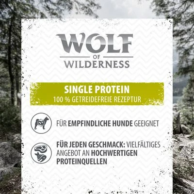 Wolf Of Wilderness Adult 6 X 400 G Zum Probierpreis! 5 Wolf Of Wilderness Adult 6 X 400 G Zum Probierpreis! – Bild 3