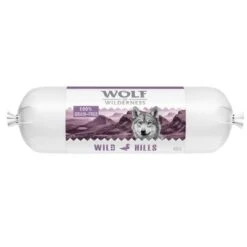 Wolf Of Wilderness Adult 6 X 400 G - Wurst -Günstiges Futter Leine Geschäft 1 wow sausage wildhills 400g 1000x1000 3