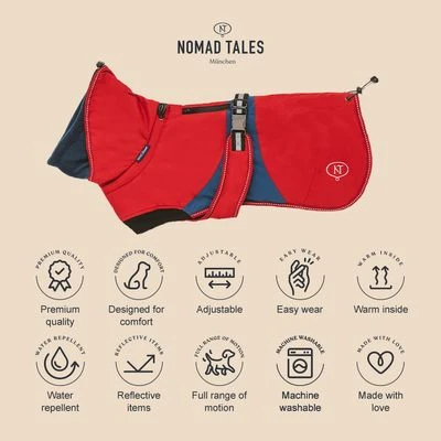 Nomad Tales Bloom Hundemantel Sunsetneu 6 Nomad Tales Bloom Hundemantel Sunsetneu – Bild 4