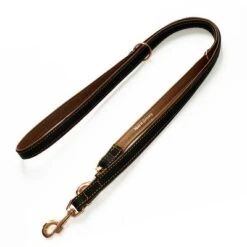 Heim Führleine Gefüttert Rosé, Schwarz/braun