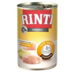 Sparpaket RINTI Sensible 12 X 400 G 18 Sparpaket RINTI Sensible 12 X 400 G -Günstiges Futter Leine Geschäft 23412 pla rinti sensible huhn kartoffel 2