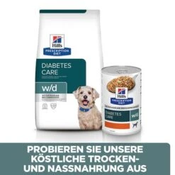 Hill's Prescription Diet W/d Diabetes Care Mit Huhn -Günstiges Futter Leine Geschäft 242415 242414 hills prescriptiondiet wd diabetes care hundefutter huhn 4kg hs 10 3
