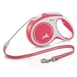 Flexi New Comfort Seil-Leine Rot, 8 M -Günstiges Futter Leine Geschäft 252316 flexi newcomfort seilleinerot 8m medium hs 02 6