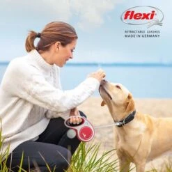 Flexi New Comfort Gurt-Leine L Rot, 8 M -Günstiges Futter Leine Geschäft 252317 flexi newcomfort gurtleine l rot 8m hs 06 6