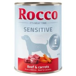 Sparpaket Rocco Sensitive 12 X 400 G -Günstiges Futter Leine Geschäft 257438 pla rocco sensitive beefcarrots 400g 1000x1000 0