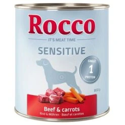 Sparpaket Rocco Sensitive 24 X 800 G 15 Sparpaket Rocco Sensitive 24 X 800 G -Günstiges Futter Leine Geschäft 259796 pla rocco sensitive beefcarrots 800g 1000x1000 8 2