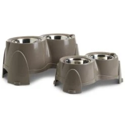 Savic Ergo Feeder Hundebar -Günstiges Futter Leine Geschäft 26271 26582 savic ergo feeder warmgrau hs 04 0