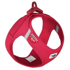 Curli Vest Geschirr Clasp Air-Mesh, Rot