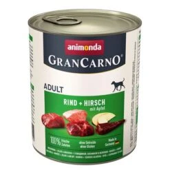 Animonda GranCarno Original Adult 6 X 800 G -Günstiges Futter Leine Geschäft 27991 pla animonda grancarno rinduhirschapfel 800g 0