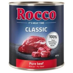 Sparpaket Rocco Classic 24 X 800 G Zum Sonderpreis! 19 Sparpaket Rocco Classic 24 X 800 G Zum Sonderpreis! -Günstiges Futter Leine Geschäft 28011 pla megapack rocco classic rindpur 800g hs 01 0