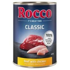 Rocco Classic 6 X 400 G -Günstiges Futter Leine Geschäft 28023 pla megapack rocc classic rindhuhn 400g hs 01 8