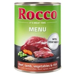 Sparpaket Rocco Menü 24 X 400 G -Günstiges Futter Leine Geschäft 28033 pla megapack rocco menue lamm gemuese reis 400g hs 01 3 1