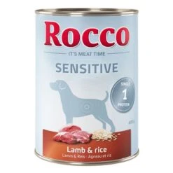 Sparpaket Rocco Sensitive 12 X 400 G -Günstiges Futter Leine Geschäft 28037 pla rocco sensitive lambrice 400g hs 01 3