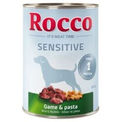 Sparpaket Rocco Sensitive 24 X 400 G -Günstiges Futter Leine Geschäft 28039 pla rocco sensitive gamepasta 400g hs 01 0