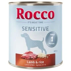 Sparpaket Rocco Sensitive 12 X 800 G -Günstiges Futter Leine Geschäft 28040 pla rocco sensitive lambrice 800g hs 01 8