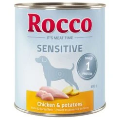 Sparpaket Rocco Sensitive 24 X 800 G 12 Sparpaket Rocco Sensitive 24 X 800 G -Günstiges Futter Leine Geschäft 28041 pla rocco sensitive chickenpotatoes 800g hs 01 4
