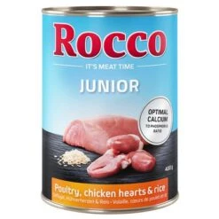 Sparpaket Rocco Junior 12 X 400 G -Günstiges Futter Leine Geschäft 28043 pla rocco junior 400g gefluegel hs 01 6 1
