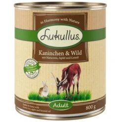 Probiermix Lukullus Naturkost Adult -Günstiges Futter Leine Geschäft 28057 pla lukullus kaninchen wild 6 x 800 g 1