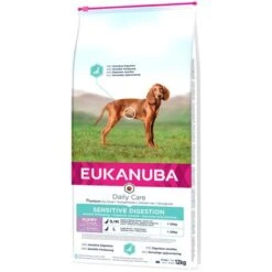 Eukanuba Puppy Sensitive Digestion Mit Huhn & Pute -Günstiges Futter Leine Geschäft 285297 pla tetra eukanuba puppy sensitive digestion huhnpute 12kg hs 01 3