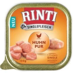 Sparpaket: RINTI Singlefleisch 20 X 150 G -Günstiges Futter Leine Geschäft 288359 pla rinti singlefleisch schale huhn 150g hs 01 0