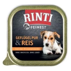 9 + 2 Gratis! 11 X 150 G RINTI Feinest Schälchen -Günstiges Futter Leine Geschäft 297003 pla rinti feinest geflreis 150g hs 01 3 1