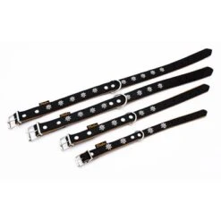 Heim Halsband Edelweiß, Schwarz/natur -Günstiges Futter Leine Geschäft 298196 298197 297015 298296 heim halsband edelwei hs 07 3