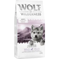 12 + 2 Kg Gratis! 14 Kg Wolf Of Wilderness Trockenfutter -Günstiges Futter Leine Geschäft 2 wow classic wildhills junior 12kg frontright 1000x1000 2