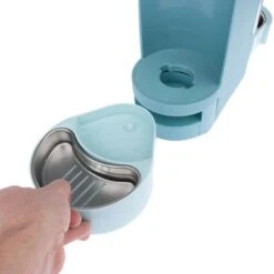 TIAKI Futter- Und Wasserspender, Hellblau -Günstiges Futter Leine Geschäft 302396 tiaki wasser und futterspender fg 6132 9