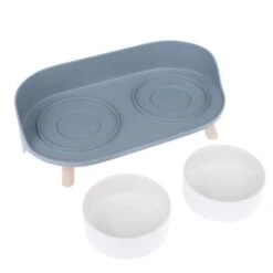 TIAKI Keramiknapf Duo 29 TIAKI Keramiknapf Duo -Günstiges Futter Leine Geschäft 302496 tiaki napf duo grau fg 6152 3